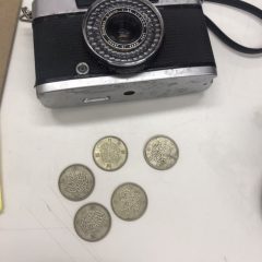 古銭　カメラ　貨幣　レトロ