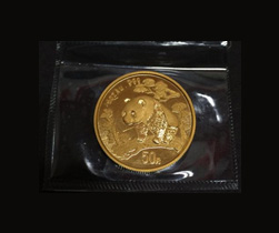中国人民銀行 50元 パンダ金貨 